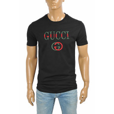 GUCCI cotton T-shirt with front print 272